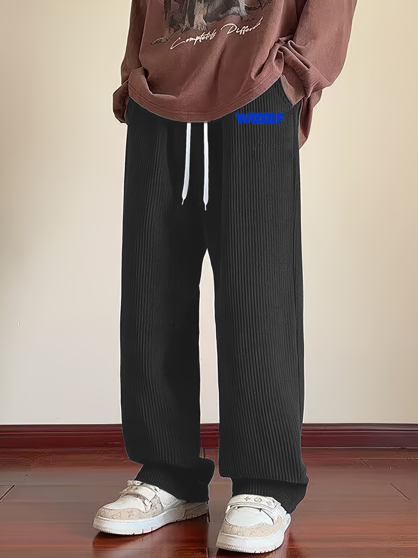 pantalones chándal casual hombres poliéster 100% Temu Spain