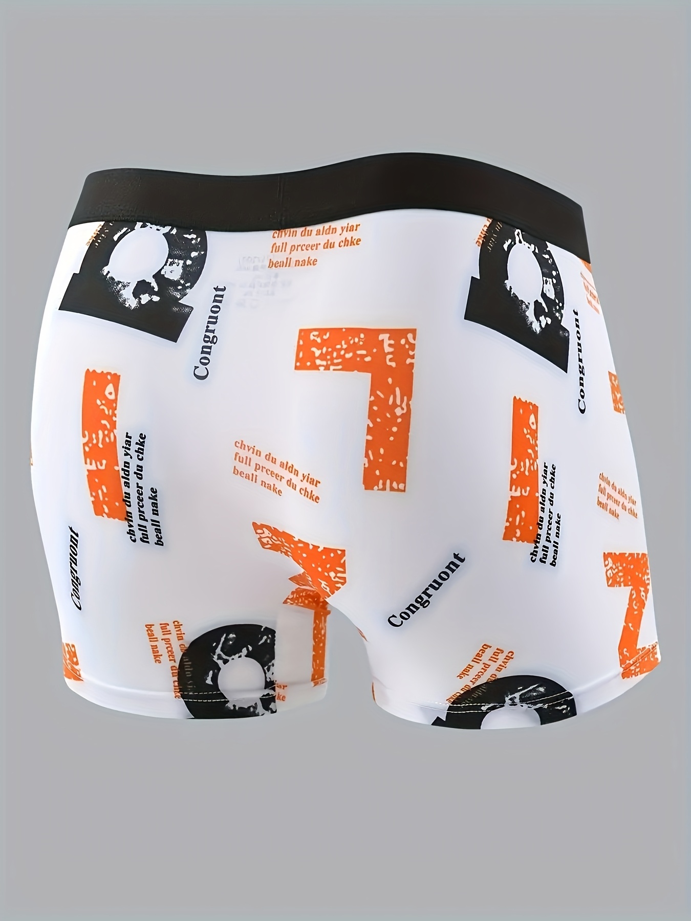random 2pcs Men's Comfortable Color Print Underwear - Absorbent, Breathable, Soft, Stretchable Underwear with Waistband, Suitable for Teens and Boys - Ideal for Sports and Daily Wear