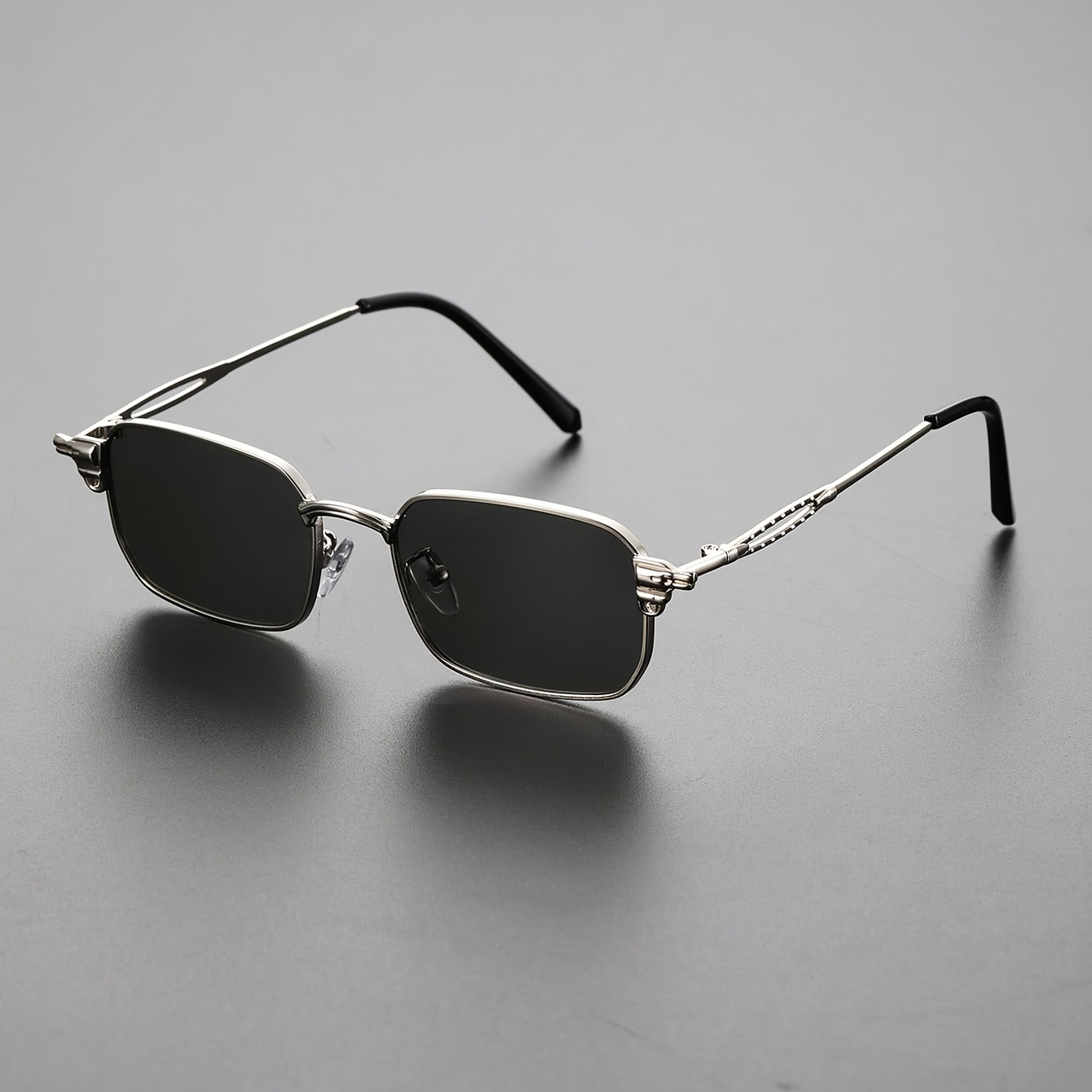 1pc Men Square Style Fashion Glasses Retro Simple Accessories