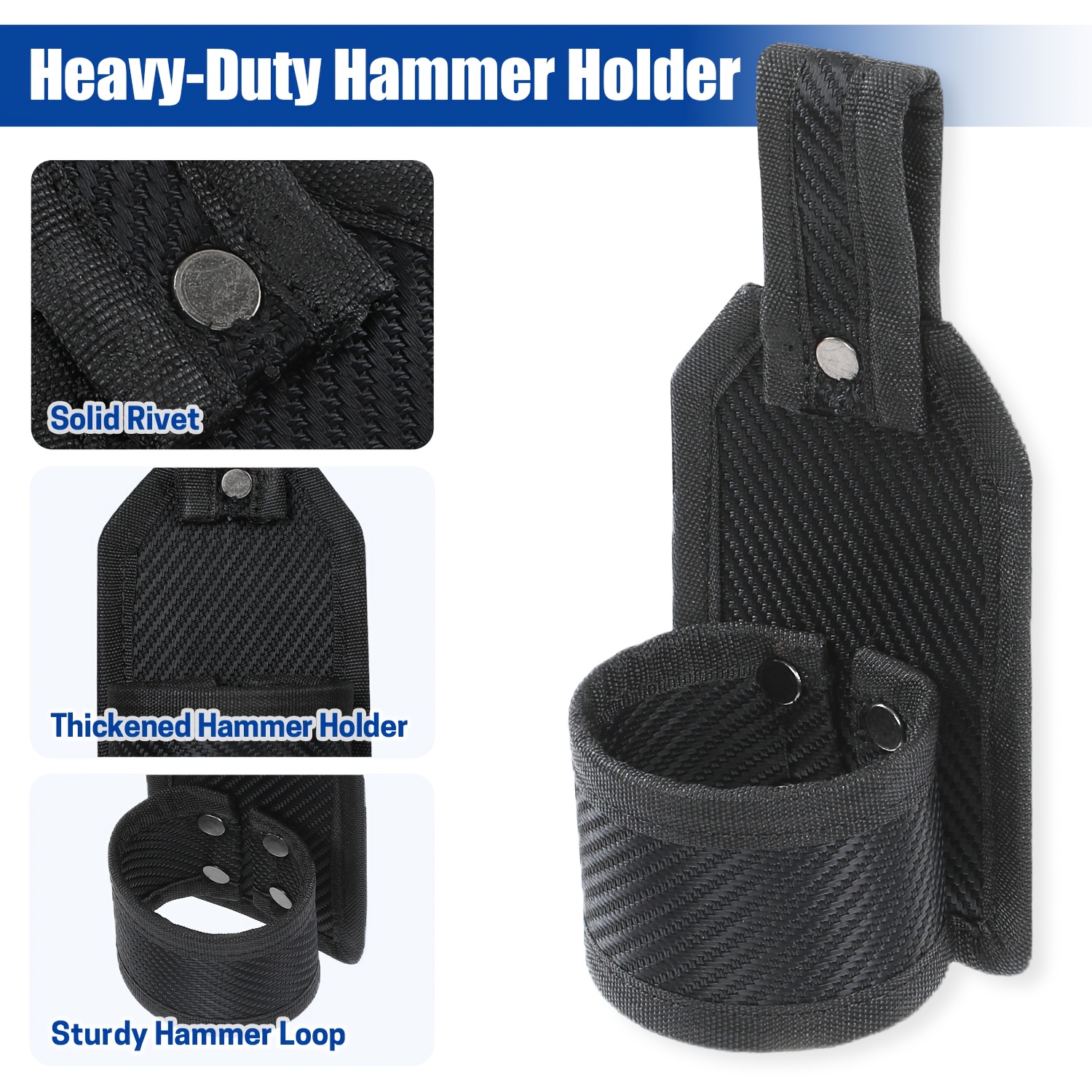 Hammer Storage Pouch, Waist Axe Holster, Flashlight Sheath, Hammer And Wrench Holder Belt Loop, Hammer Case, Belt Tool Loop