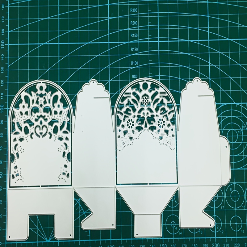 Image of 1pc Delicate Folding Small Gift Box Handmade Card Self-made Metal Embossed Mold Carbon Steel Cutting Die Cutting
