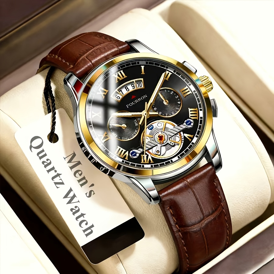Fully Automatic Quartz Watch with Minimalist Design