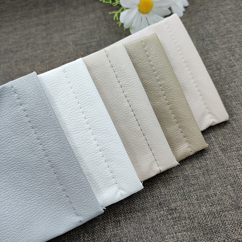 TEMU 5pcs Set Of Soft Fashionable Eyeglass Storage Pouches In Random Colors, Squeeze-top Lid Eyeglass Case, Simple Solid Color Eyewear Storage Bag,