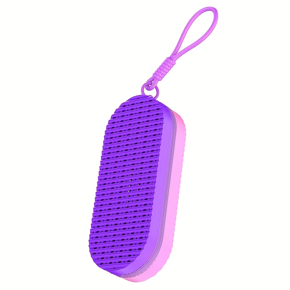 TEMU Silicone Glasses Case, Breathable Portable Foldable Storage Pouch For, Swimming Goggles, Etc., Soft Material With Elasticity, Zipper Opening,