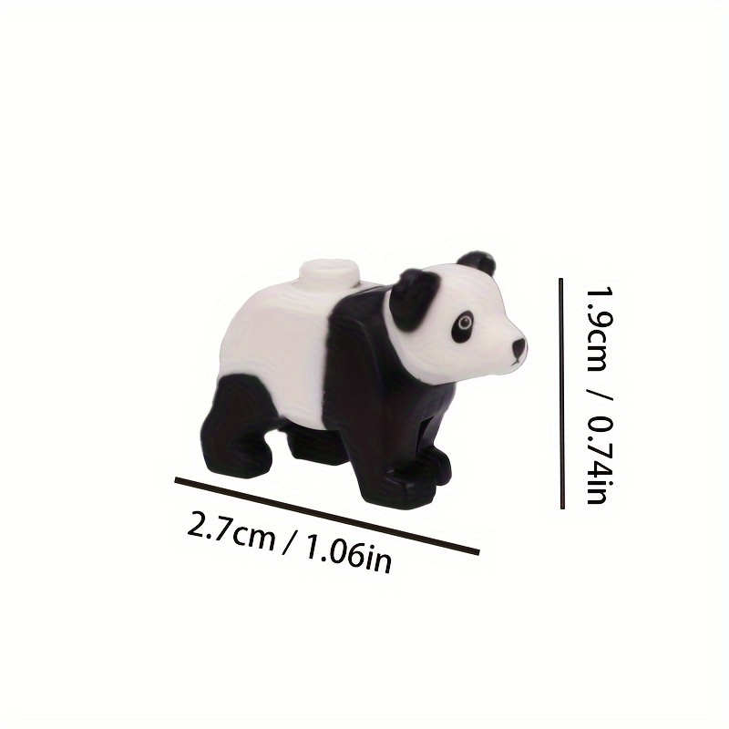 DIY Forest Animal Building Blocks Set with Panda & Bears, Ages 6-8