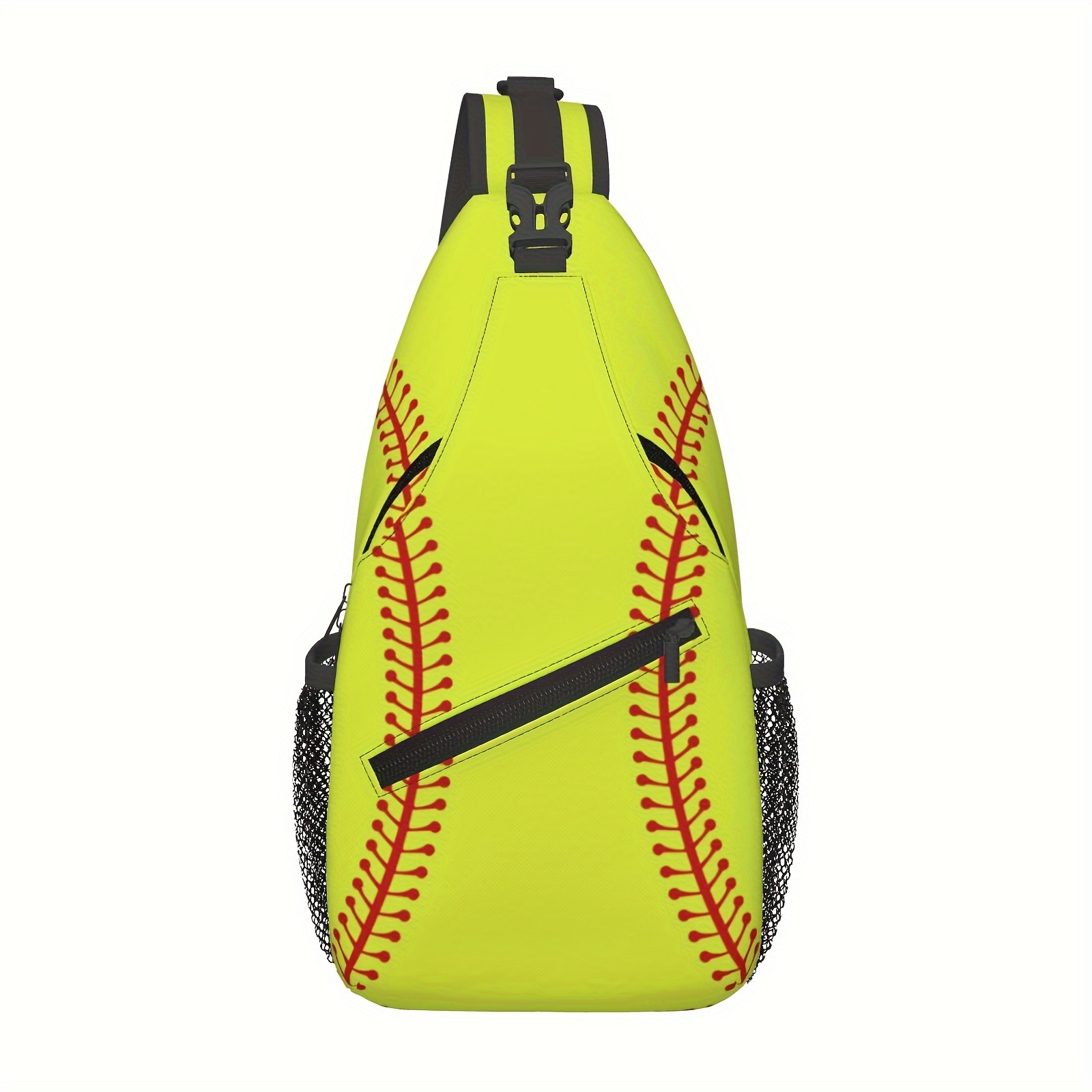 

Softball Sling Bag Chest Bag Sport Softball Crossbody Bags For Mens Womens
