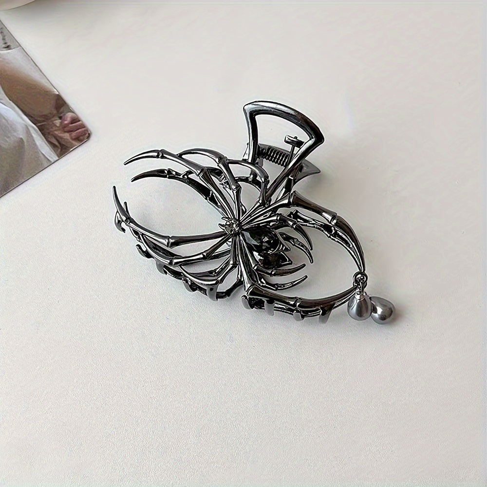 2pcs 1pc spider tassel alloy hair clip women designed - Temu display picture 1