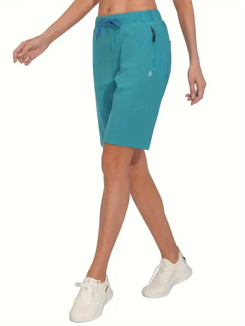 womens lightweight breathable hiking shorts quick dry golf shorts with zipper pockets air holes tech