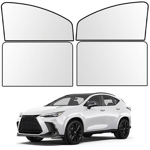 magnetic car window sunshade set portable car sunshade protective cover car sunshade suitable for front and rear windows folded at will without blocking the view high heat insulating car sunshade curtain durable material