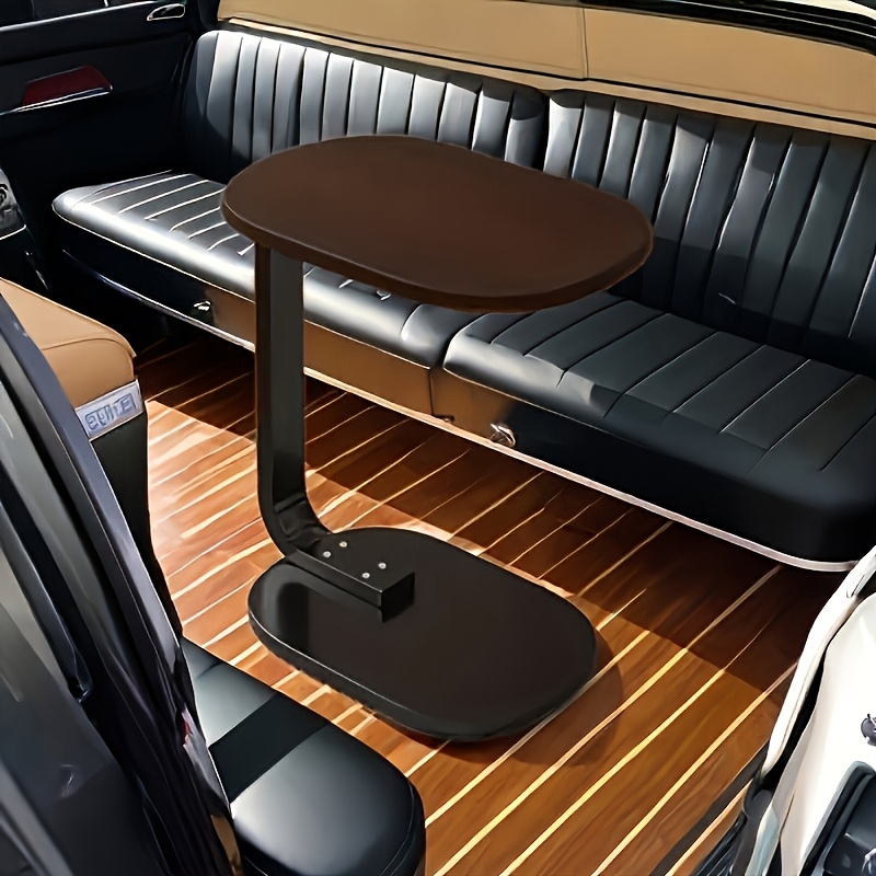 1pc c shaped sofa side saving sturdy metal base with walnut wood top and multi tiered shelves for coffee snacks suitable as living room or bedroom end furniture Product details 12