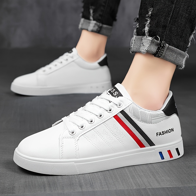 Mens Fashionable Street Style Sneakers - Lightweight, Non-Slip & Durable - Perfect for Urban Adventures, Skateboarding & Outdoor Fun - Comfortable Lace-Up Design for a Secure Fit