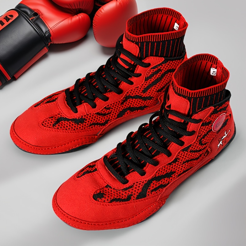 ltsuyo mens professional boxing and wrestling     high quality handmade combat shoes training shoes for   men and women   top sparring shoes   sneakers gym specific footwear