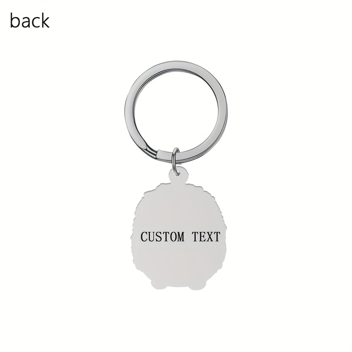 E-shop Personalisierter Anti-Verlust-Schlüsselanhänger mit Igel-Design, aus Edelstahl, geeignet für Männer und Frauen. Ein charmantes Accessoire für