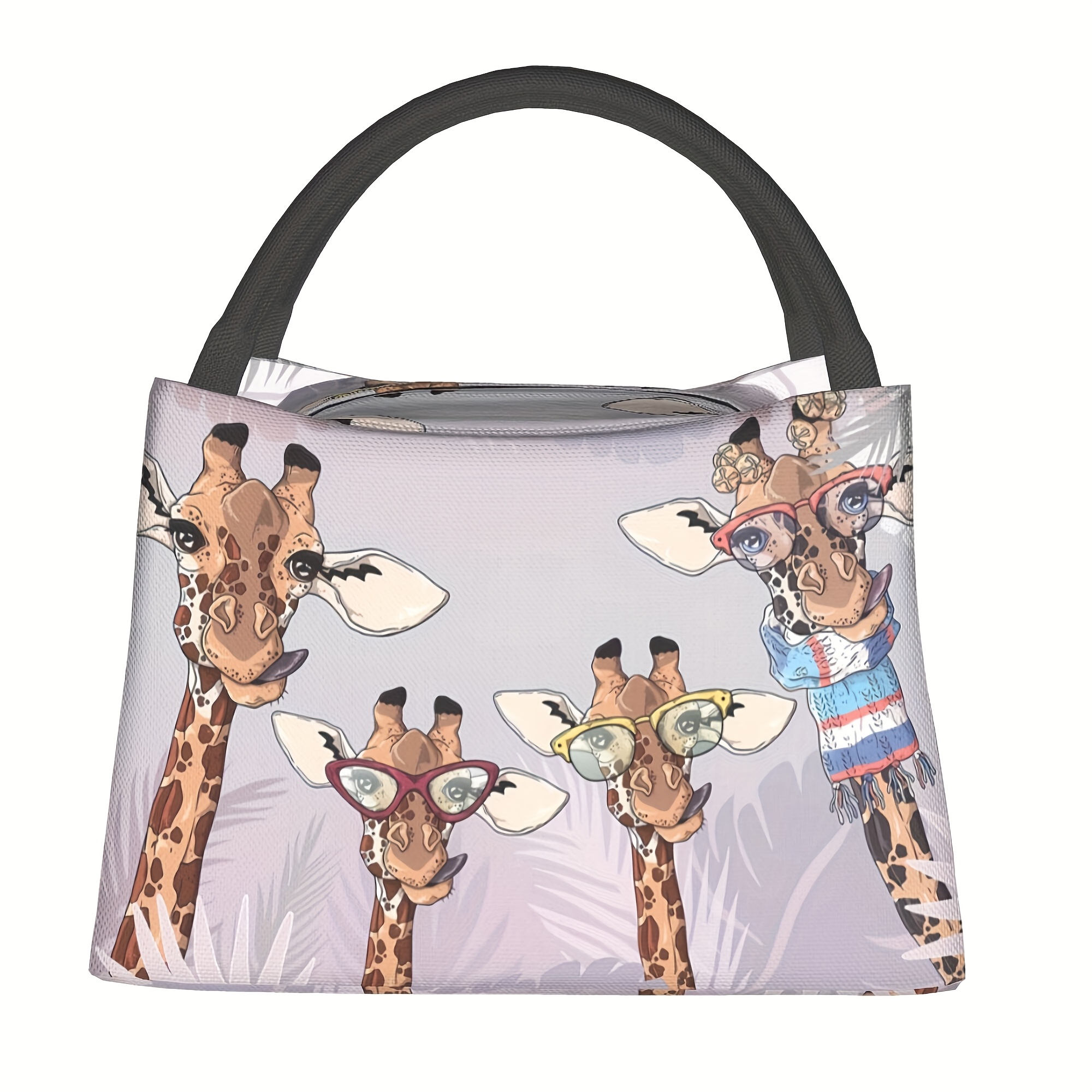 TEMU 1pc Of A Portable And Reusable Insulated Bag Featuring A , Perfect For Keeping Food Cool. An Essential Item For Camping, Beach , Home Use,