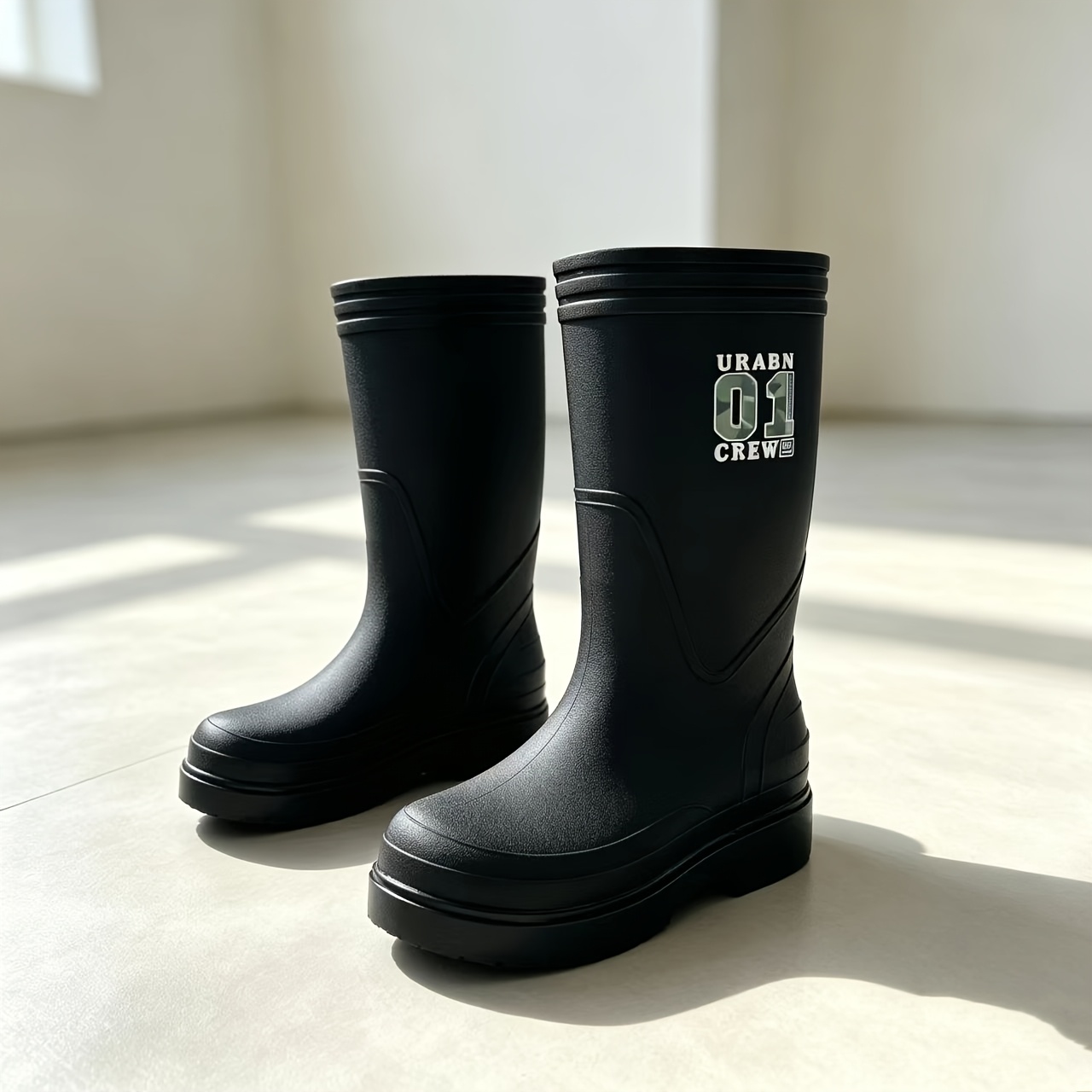 TEMU Outdoor Work Special Rain Boots Men Women High Top Waterproof Non-slip Oil Resistant Special Shoes Fishing Cold Water Boots