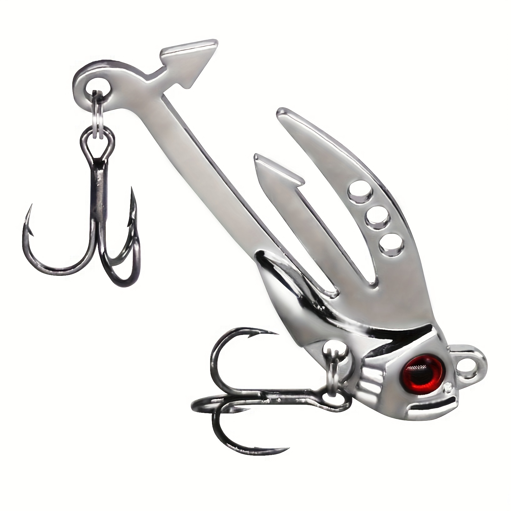 9Pcs Trout Spoon Lure Metal Baits Jigging Single Hook Fishing