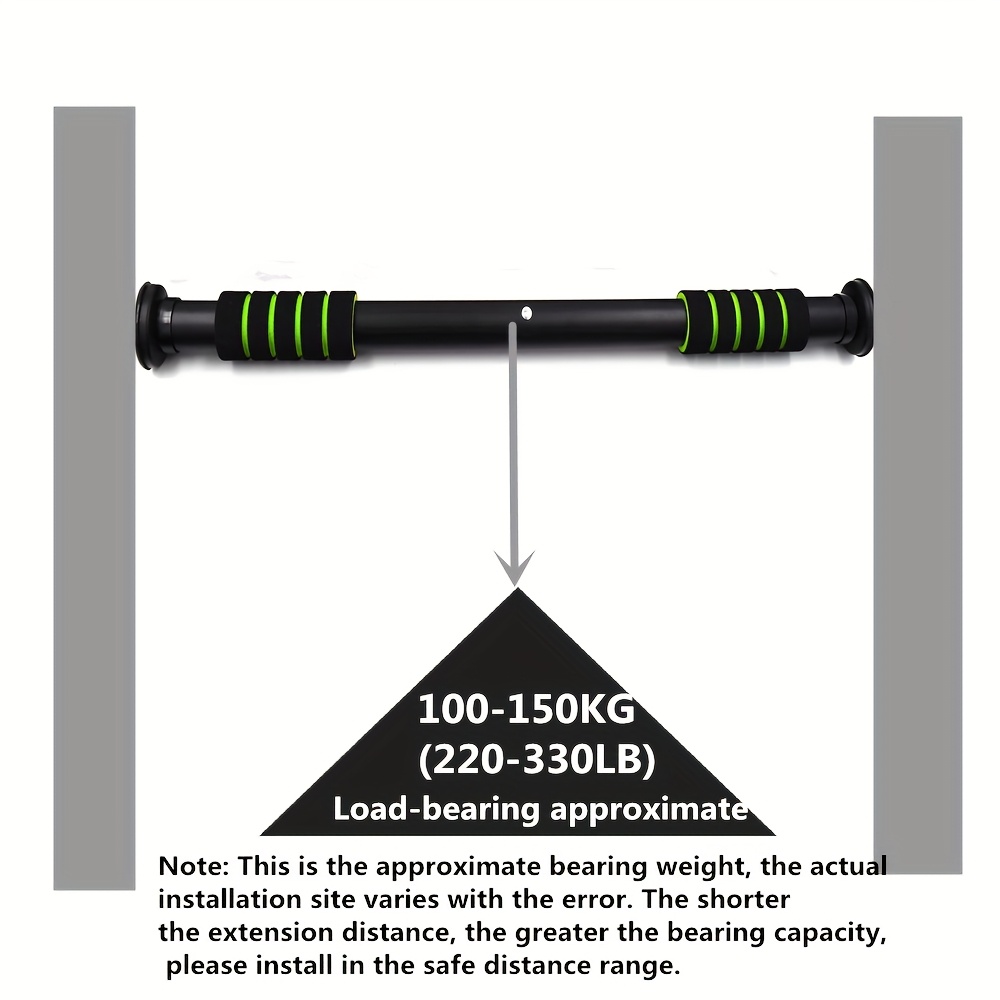 adjustable door frame pull up bar indoor wall mounted fitness equipment made of carbon steel with no drilling required designed for strength training and bodyweight exercises in a home gym Product details 4