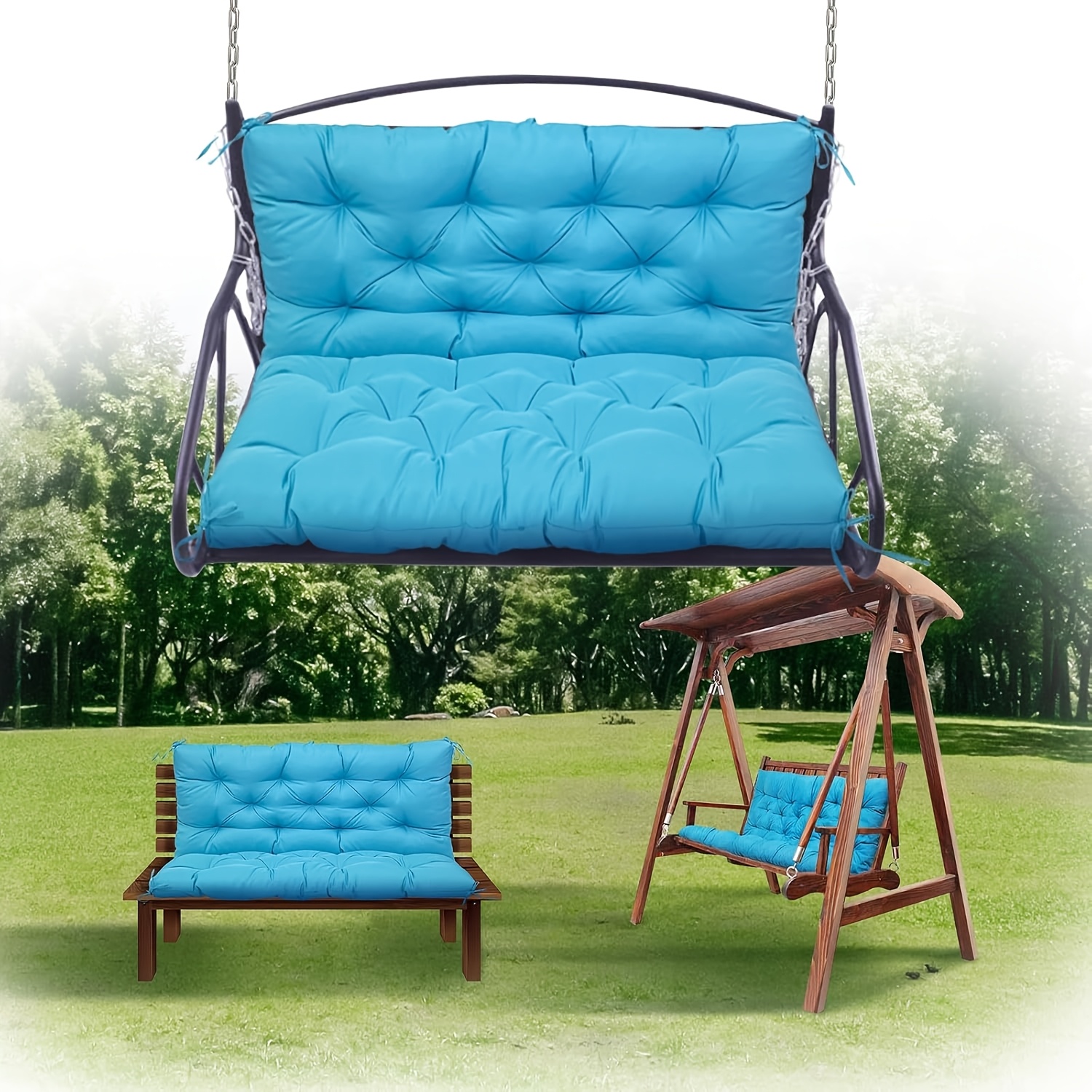 Downluxe Thick Patio Seat Cushions Downluxe Outdoor Chair Cushions