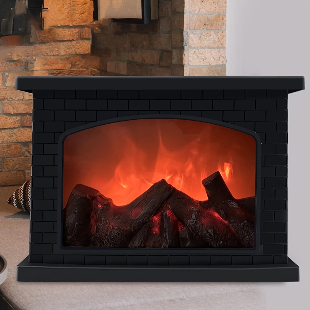 

Square Fireplace Lantern Touch Switch Led Fireplace Lantern Simulation Log Fire Place Lantern Usb And Battery Powered