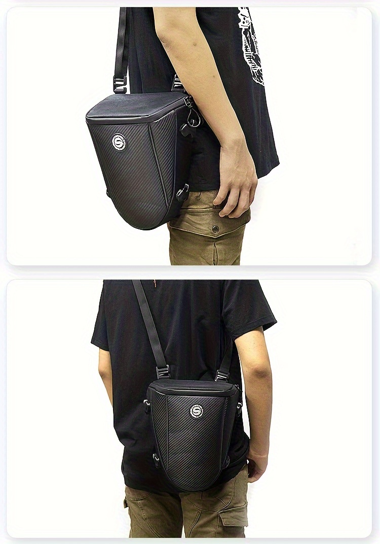 Motorcycle Rear Seat Bag - Durable High Quality Crossbody Saddle Bag, Adjustable Straps & Multiple Compartments for BMW for HONDA for SUZUKI Yamaha Motocross Bikes, Secure Travel Pouch | Sleek Motorcycle Accessory | Highquality Compartments