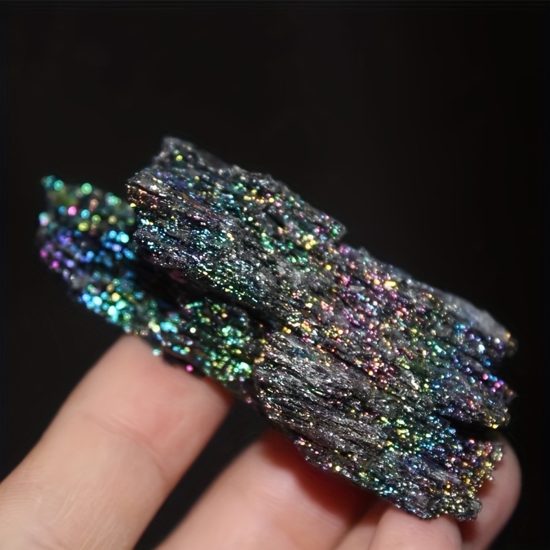 High Rainbow Mineral Raw Stone with Vibrant Multicolored Pattern