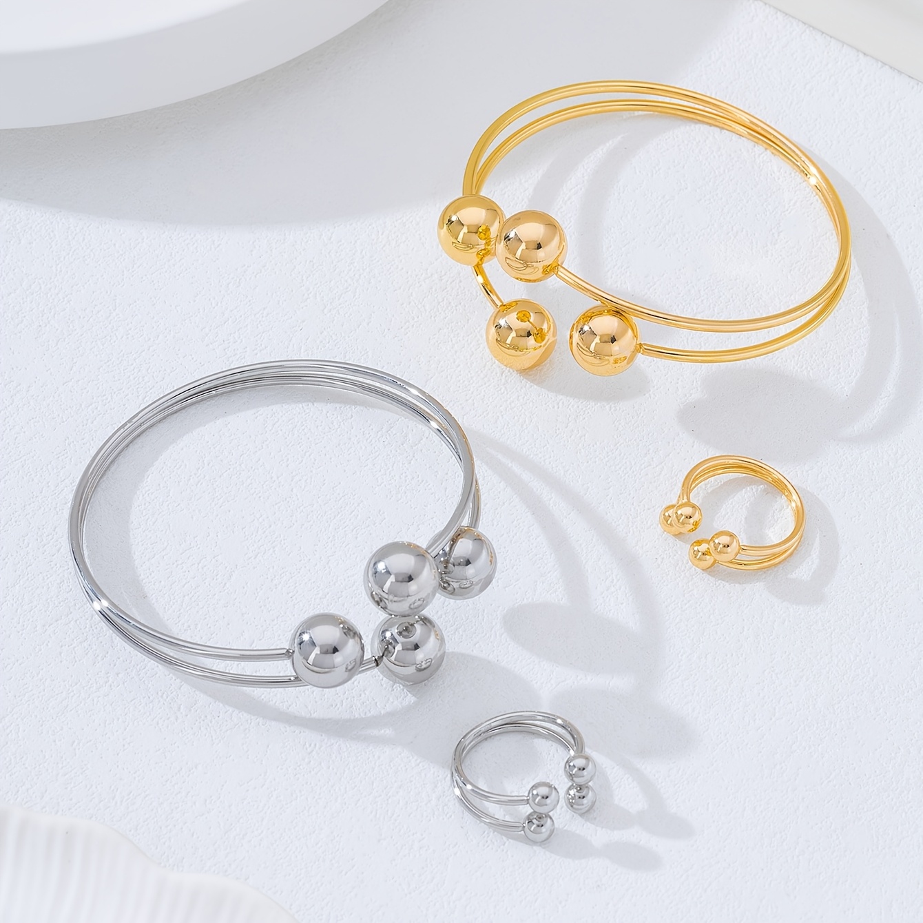 Women's Punk Style Round Cross-Open Ring