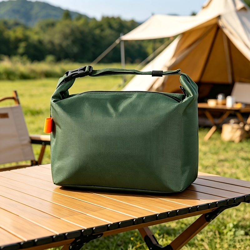 TEMU Borsa termica isolata di grande capacit� - Borse per , borse per pieghevoli e riutilizzabili con cerniera, conservazione del calore portatile in
