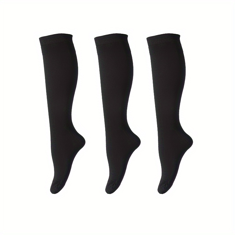 Calcetines de compresión CrossFit® Knee - 1 par Black Mujer/Hombre