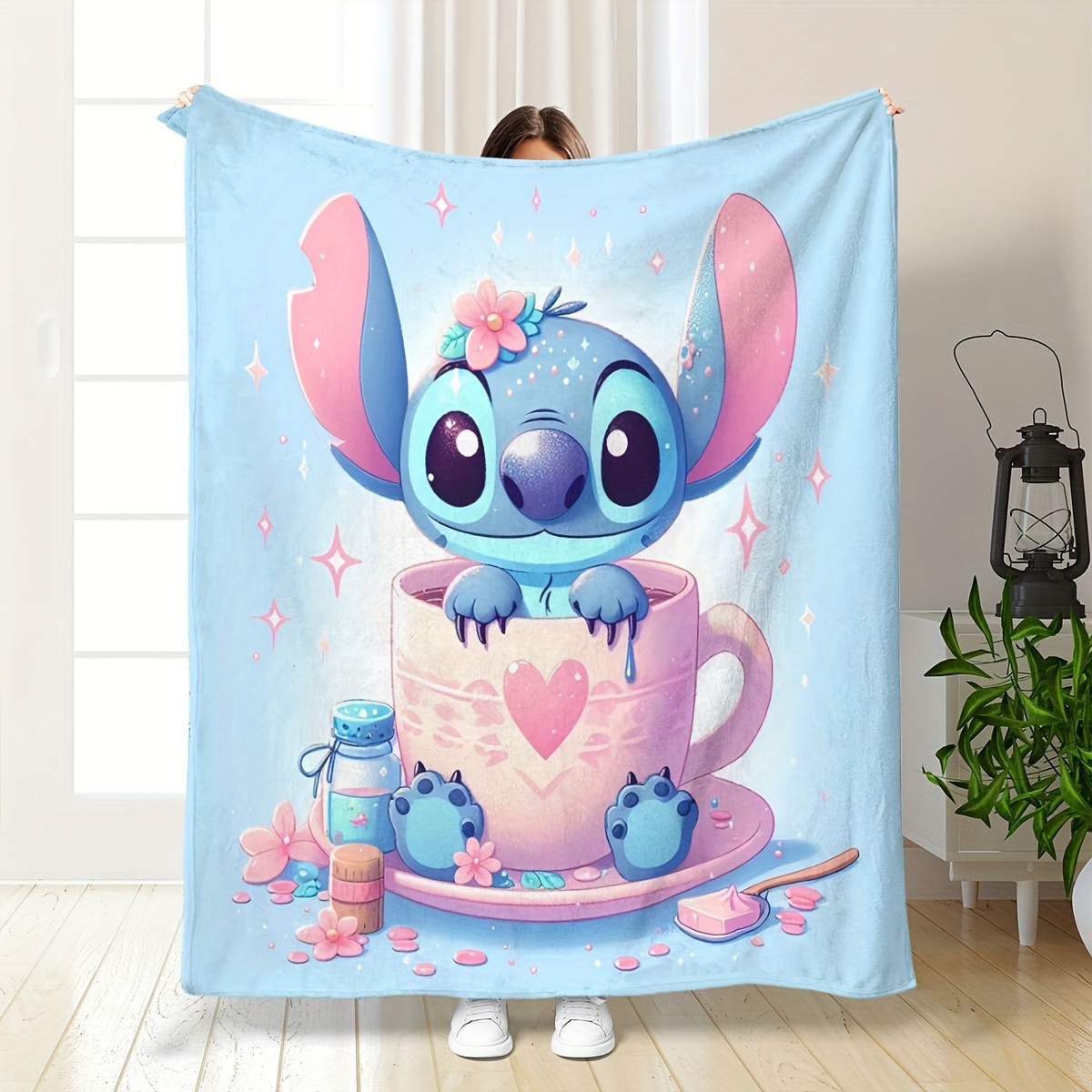 

Soft And Comfortable Fleece Blanket - Traditional Style, Machine Washable, Suitable For All , Sofa, Bed, Office, And Travel