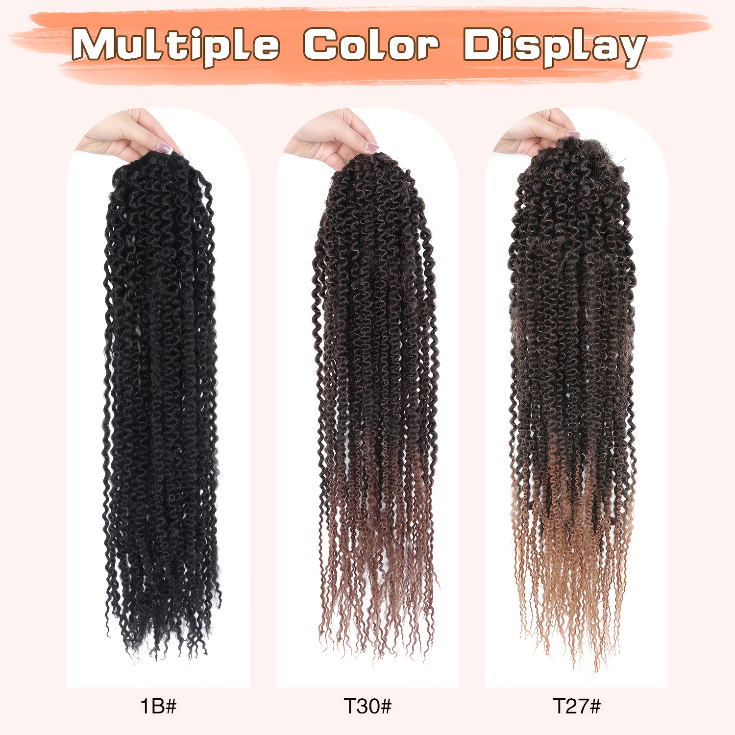 20 inch deep curly afro   ponytail extension for women clip in synthetic soft fluffy hair tails drawstring pony extensions for daily   extensions details 1
