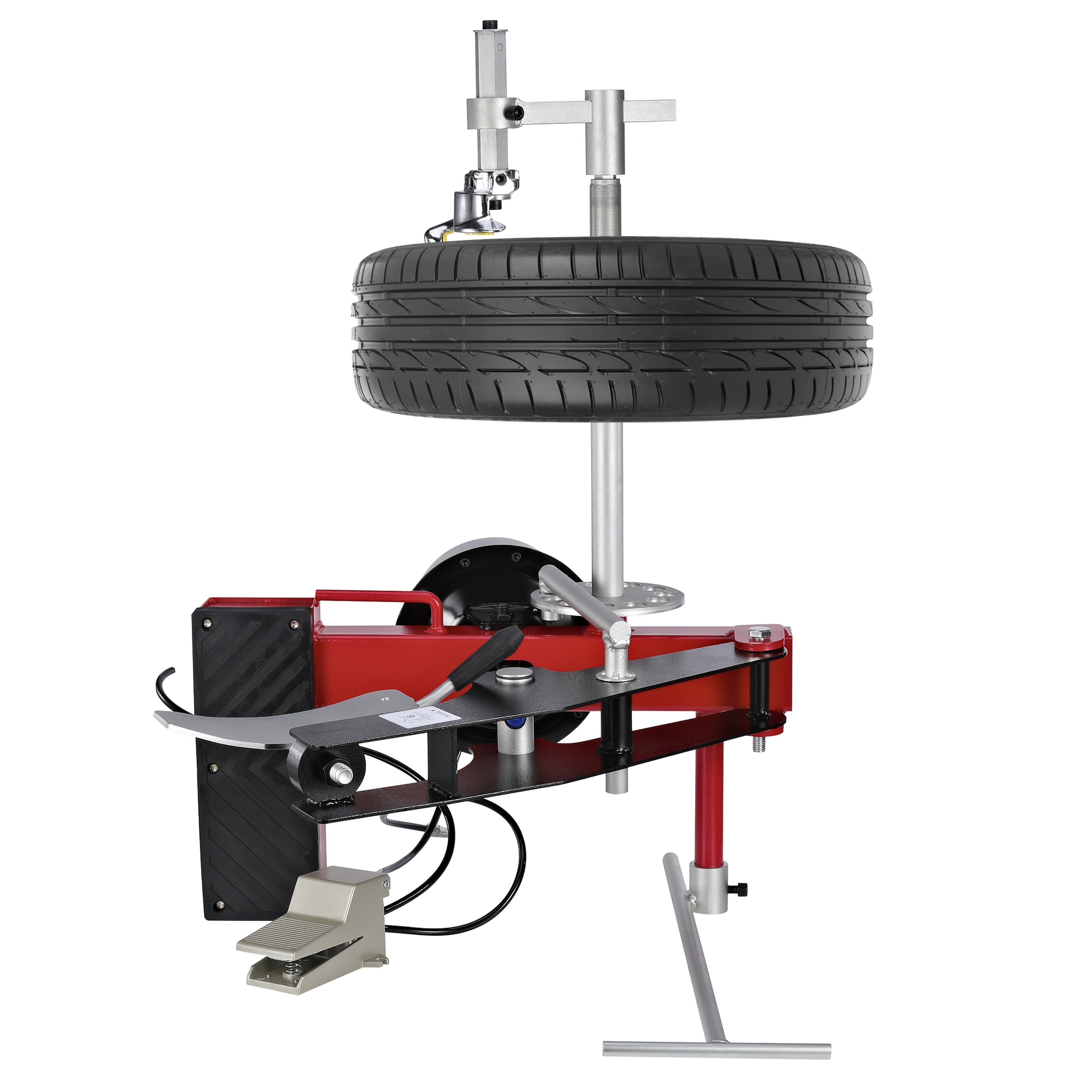 Image of No Electricity Required! Air Pressure Automatic Mini Tire Changer Sub Free Air Pressure Gauge Is Perfect For Outdoor Rescue Mobile Car Repair Personal Tire Change Suitable For Family