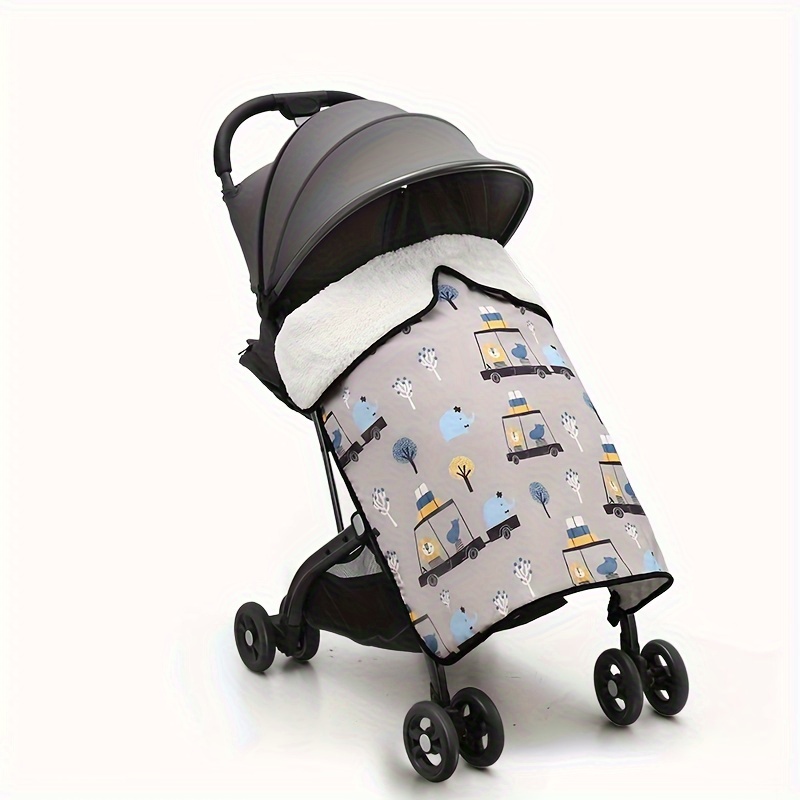 Image of Stroller Blanket, Pushing Chair Cover Blanket, Windshield Blanket, Baby Blanket, Convenient For