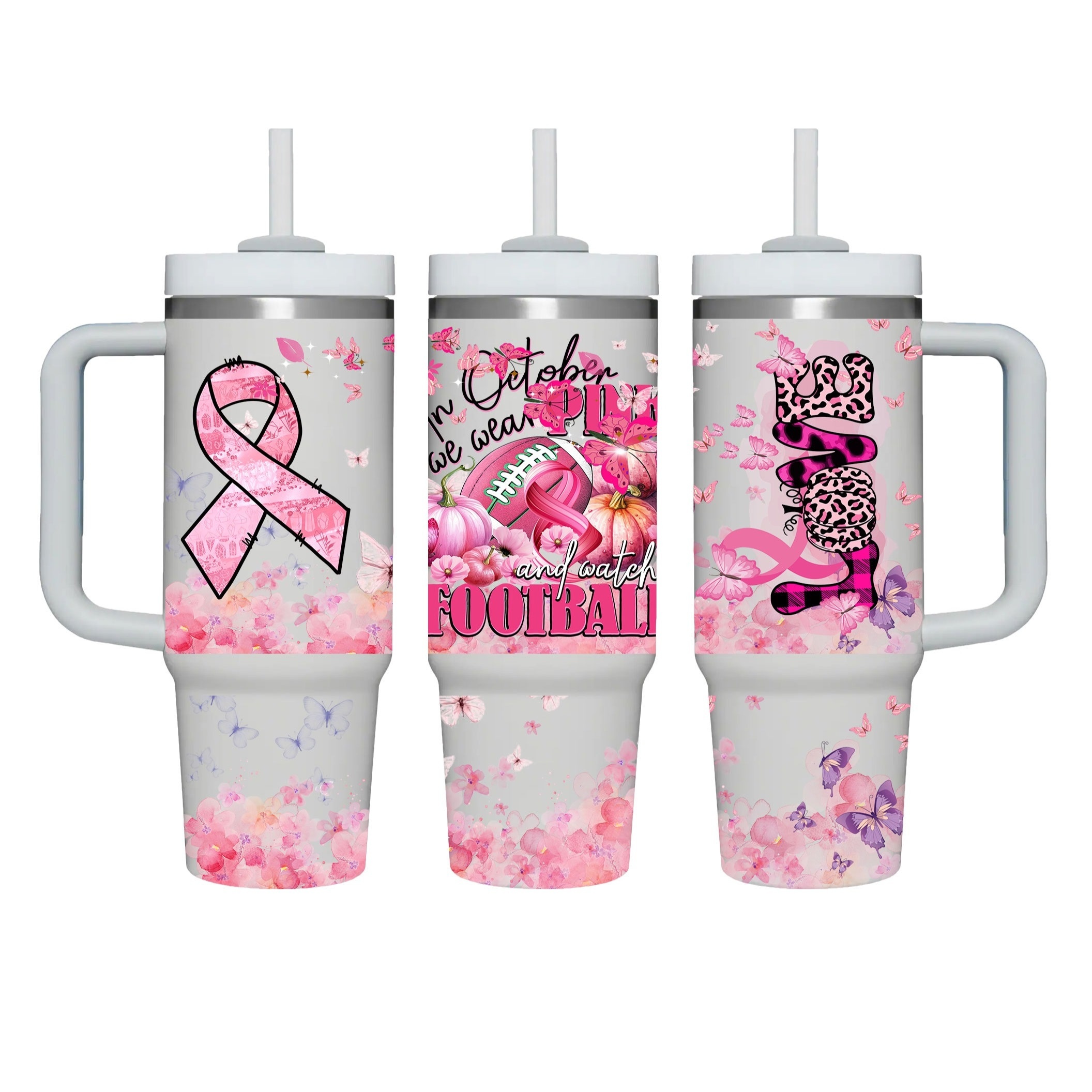 

Breast 40oz Decal Set - Uv-printed, Pvc For Diy Crafts &