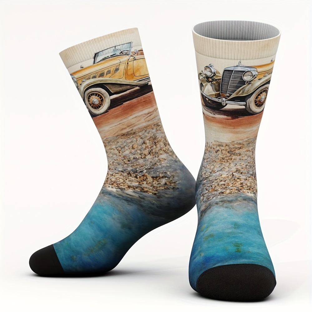 

Coco&vivi Bamboo Fiber Crew Socks - Breathable, Comfortable With Print | All & Gifts