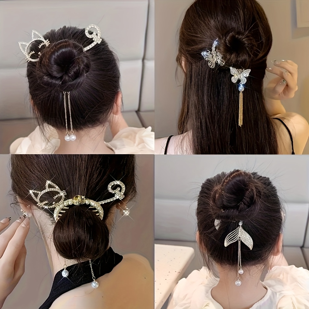 6pcs creative animal design metal hair clip set stylish and cute hair accessories for everyday use parties or gifts elegant hairstyle clips Product details 8