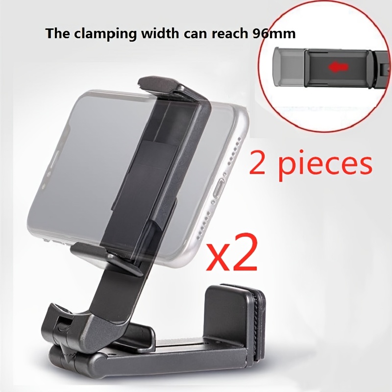 Image of 2pcs Airplane Phone Holders | Durable & Compact Travel Essential | Portable Foldable Design For Home & Family Travel | Multi-use Cell Phone Stand