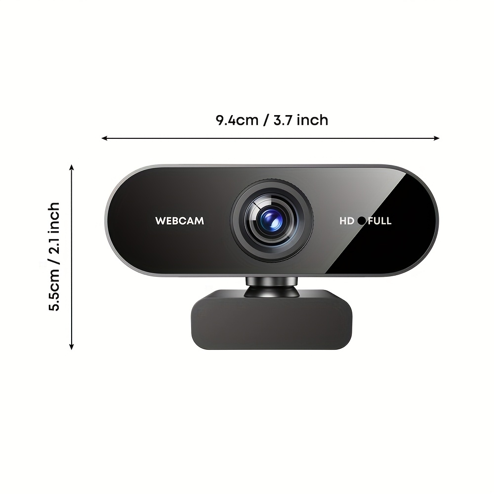 1080 fhd webcam   and laptop usb computer camera for desktop streaming and gaming full high definition noise reduction beauty web cam for video calling and meetings black