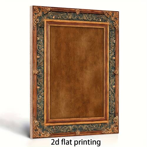 item picture 2d flat 2d flat a 2d flat print featuring a vintage design an ornate picture frame measuring 11 8x15 7 inches wall decoration and unique holiday christmas decor model jy710