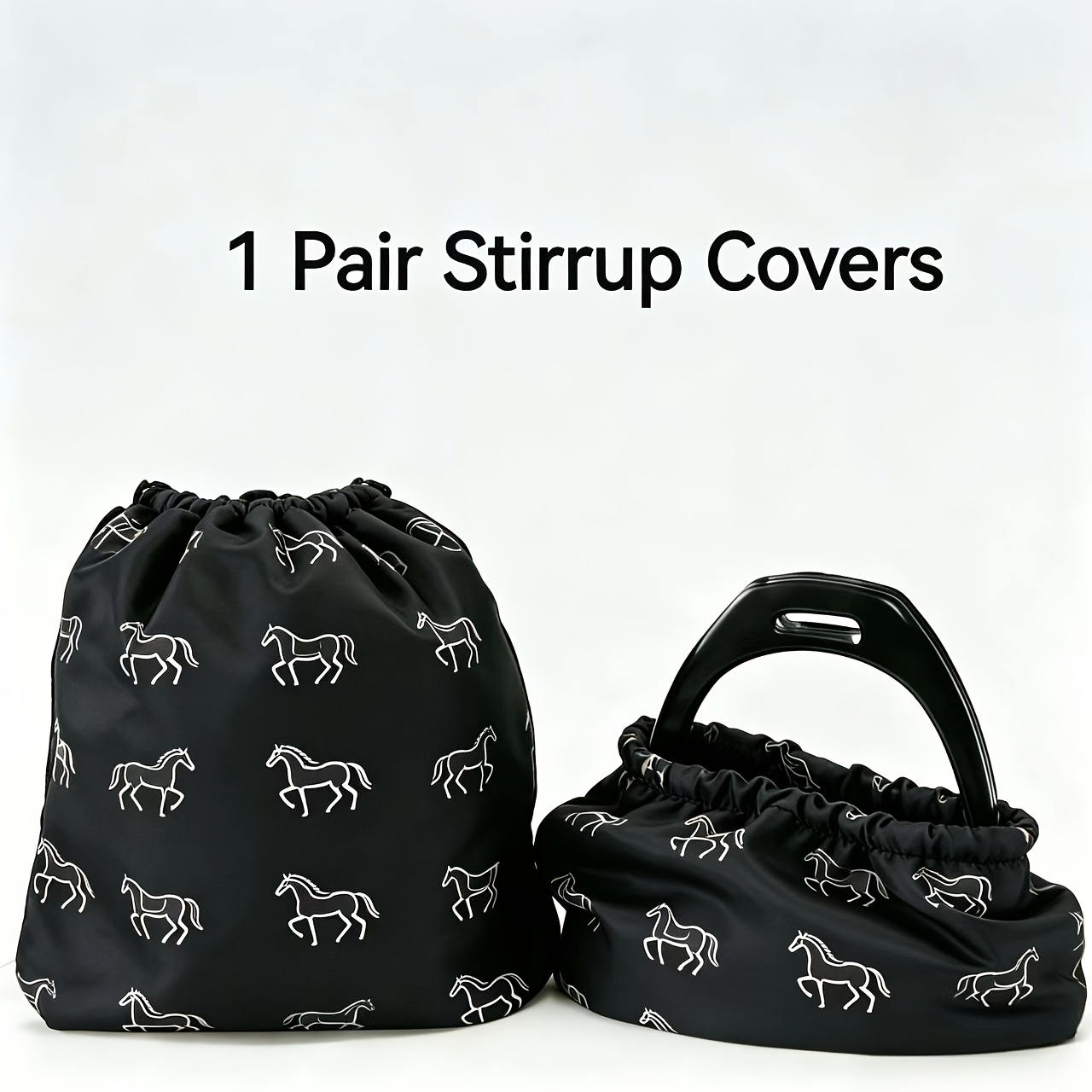TEMU 2 Stirrup Covers, Stirrup Bag, Harness Iron Covers, Protector
