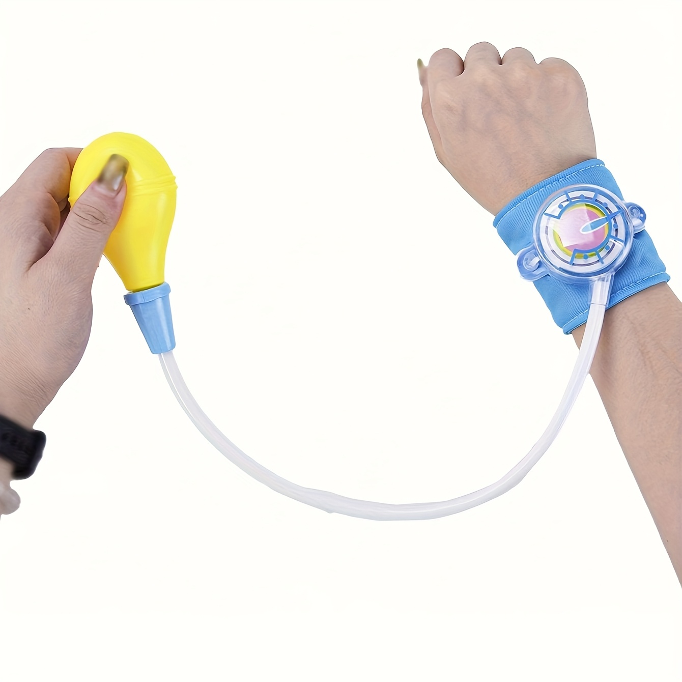 VICASKY Juguete Médico De Presión Arterial Con Inyector – Juego De Doctor Para Niños, Simulación De Hospital En Amarillo