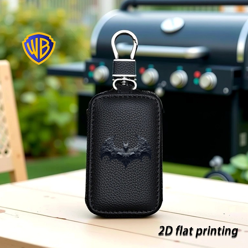 TEMU [Festa del Pap�] 1 pz. Portachiavi Auto Batman , Chiusura con Cerniera, Portachiavi Multifunzionale, Design , Chiusura con Cerniera Resistente,