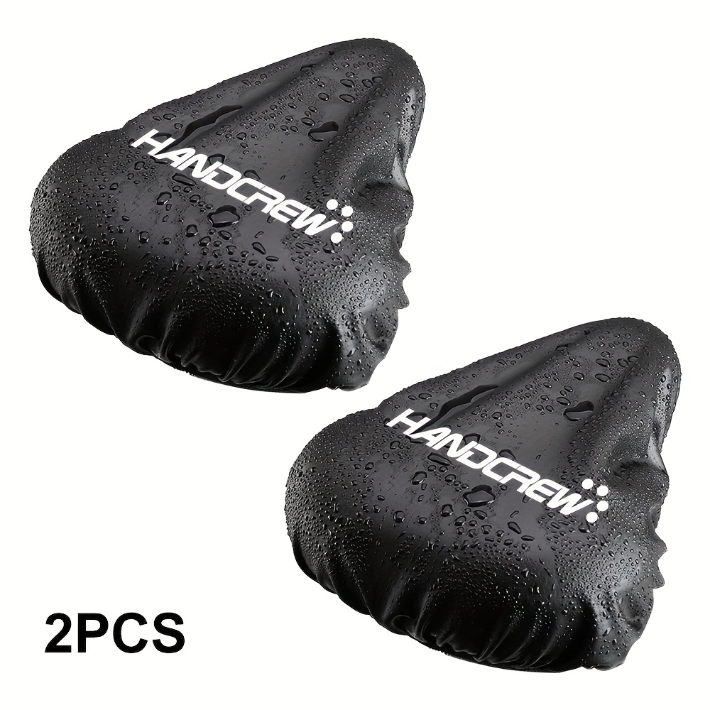 1/2pcs Waterproof Bicycle Seat Rain Cover And Protection Additions - Durable Pvc Material, Suitable For Mountain Bike Commuting, Cycling Additions