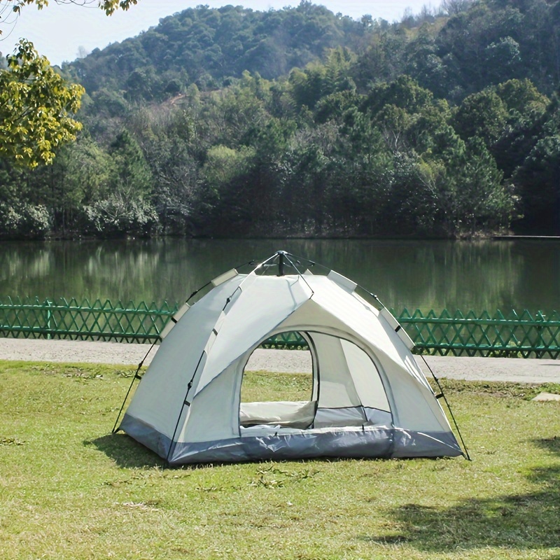 outdoor quick opening tent portable thickened tent fully automatic pop up camping picnic tent camping accessories sports & outdoors temu