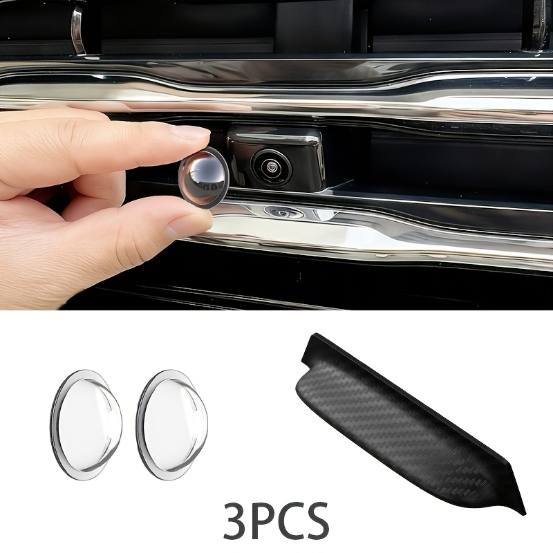 TEMU 3pcs Car Panoramic Camera Protection Cover, Rearview Camera Lens Guard Cover, Dust-proof, Scratch-proof, Impact-resistant, High-definition And