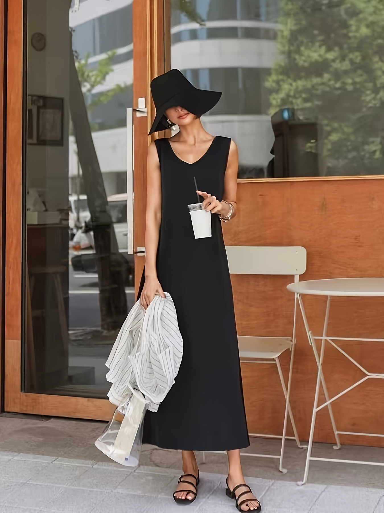 directional dress camisole dress outer wear sleeveless - Temu Oman