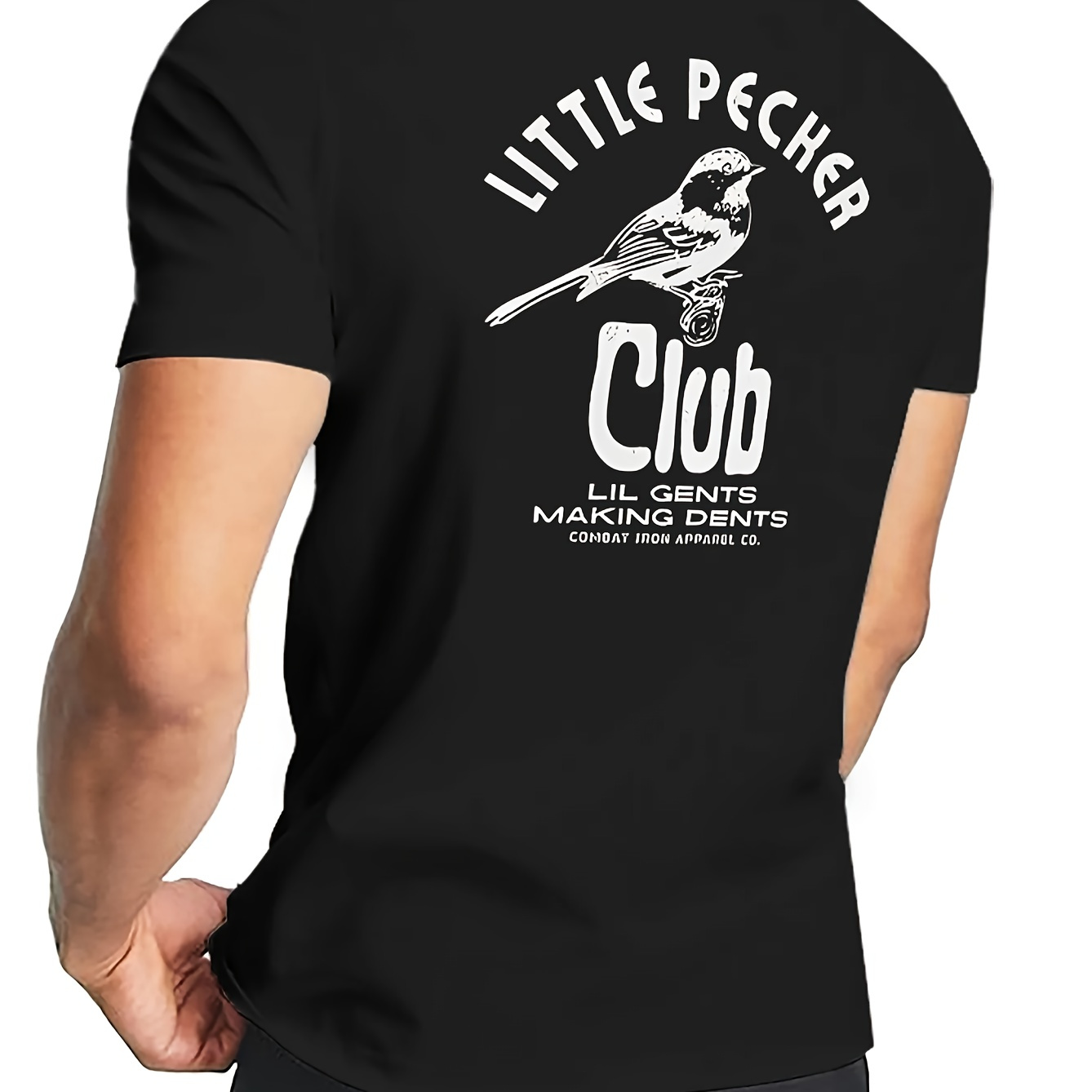 

Little Club Back Printing Funny T-shirt Memes Cotton Tee