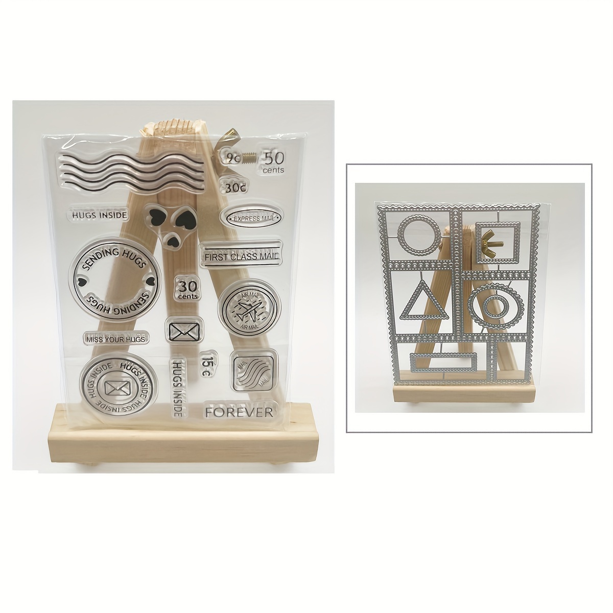 

1pc Vintage Limited Edition Collage Of Emotional Expression, With Clear Stamped Metal Cutting Dies Used For Diy Paper Card Scrapbooking.