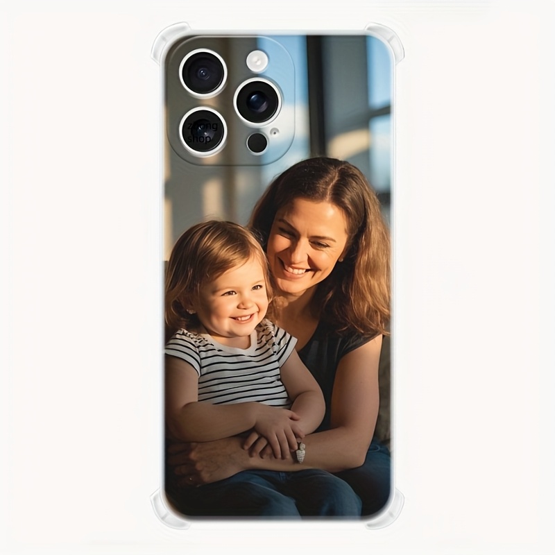 DIY Customized Four-corner Anti-fall Transparent Mobile Phone Case with Custom Photo for iPhone 16 15 14 13 11 11 Pro Max Plus X Xs Max Made of TPU Material, Scratch-resistant and Wearable, Lightweight and Portable, Simple and Fashionable - Image 5