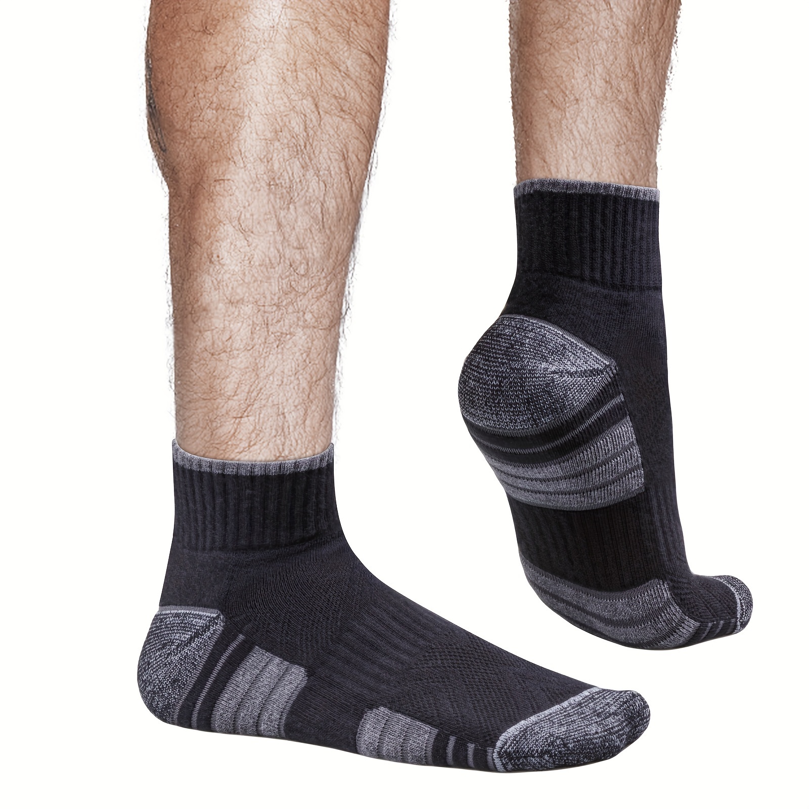 mens trainer ankle socks black breathable sports Temu