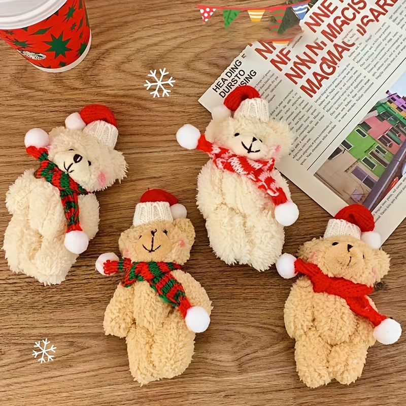 

Set Of 6 Christmas Bear - Ornaments For & Christmas Decor - , Non-electrical, Universal For & 's Day